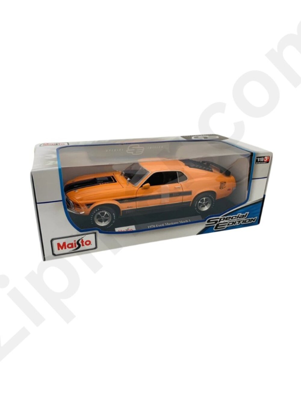 Maisto Special Edition 1/18 1970 Ford Mustang Mach 1 Twister Special Orange NIB